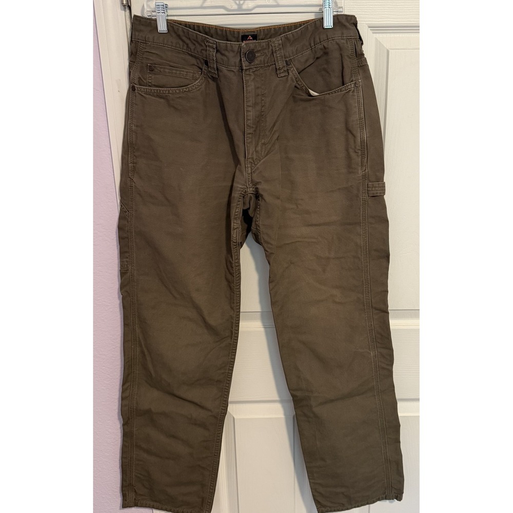 Ridgecut Men's Utility Work Pants 34x34 (actual 34x31) Brown Carpenter Gorpcore